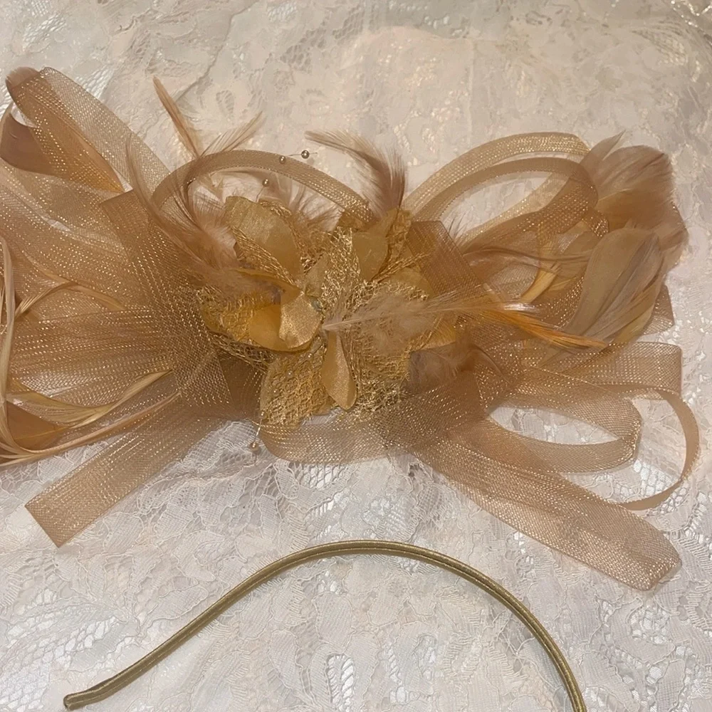Tulle Fascinators Tea Party Kentucky Derby, Cocktail, Wedding Fancy Dress